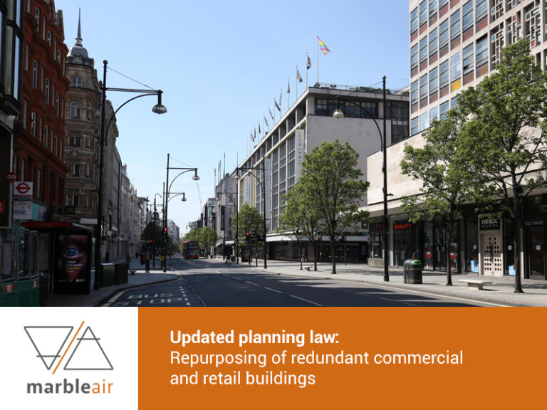 Planning Law repurposing commercial and retail buildings, Oxford